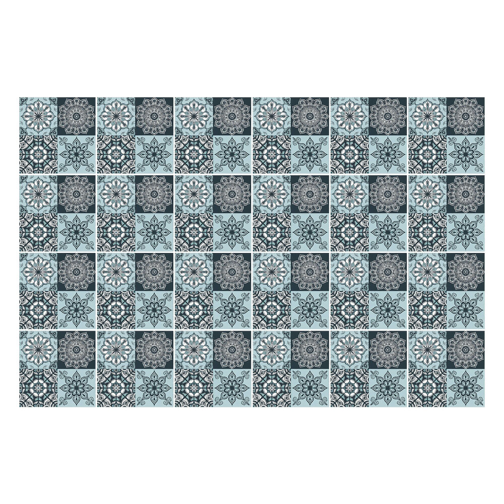 Autocolante gresie si faianta Ornamente florale