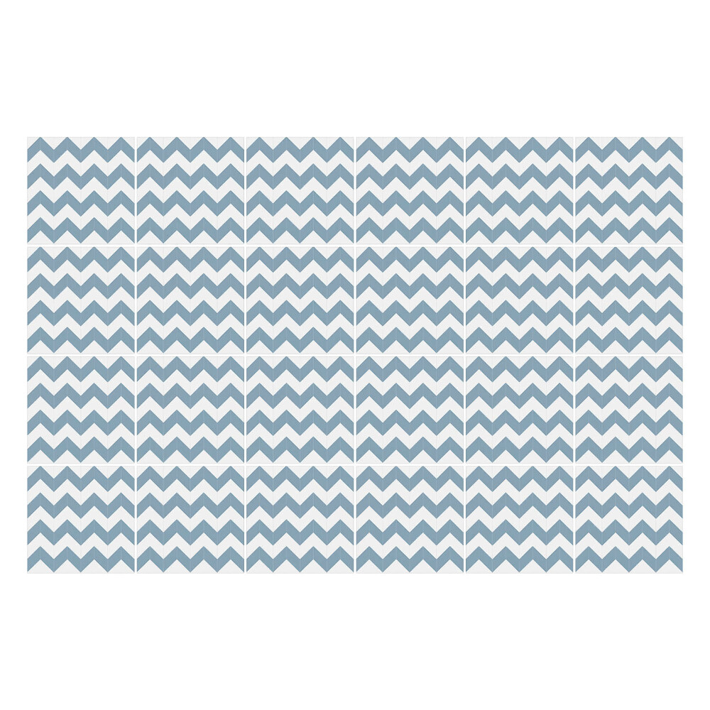 Autocolante gresie Zigzaguri orizontale