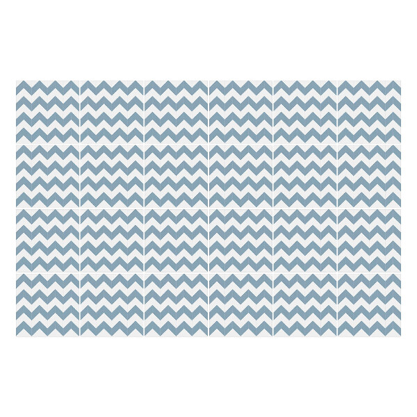 Autocolante gresie Zigzaguri orizontale