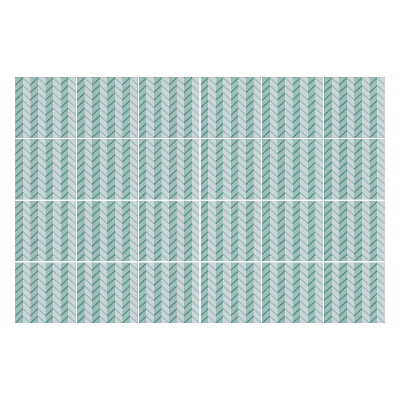 Autocolante gresie si faianta Model în zig-zag