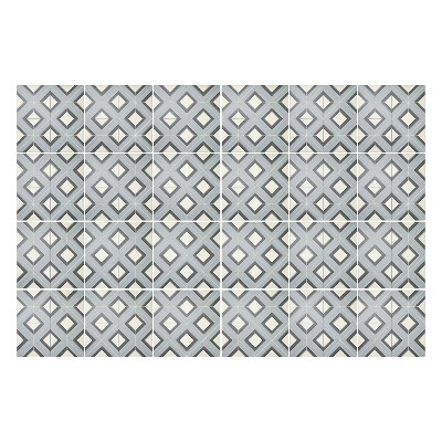 Autocolante pentru gresie Grile de diamant în aspect