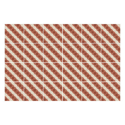 Autocolante gresie Valuri în diagonală