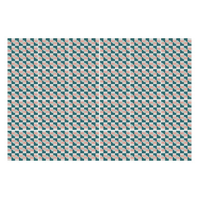 Autocolante gresie si faianta Pătrate geometrice