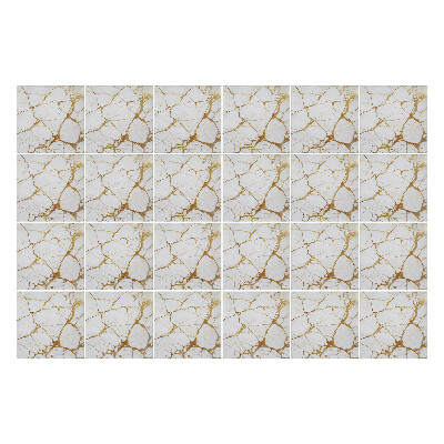 Autocolante pentru gresie Venatură de marmură naturală