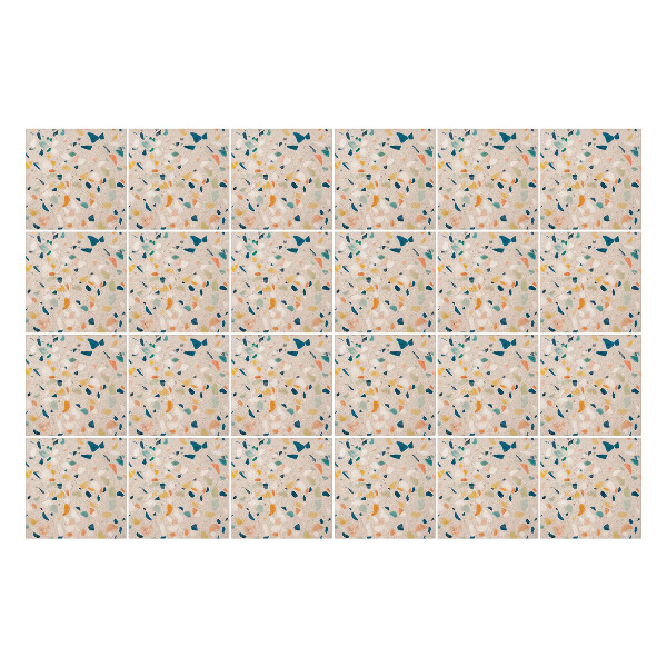 Autocolante gresie si faianta Motive delicate din piatră