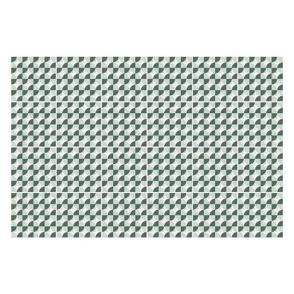 Autocolante gresie si faianta Design geometric
