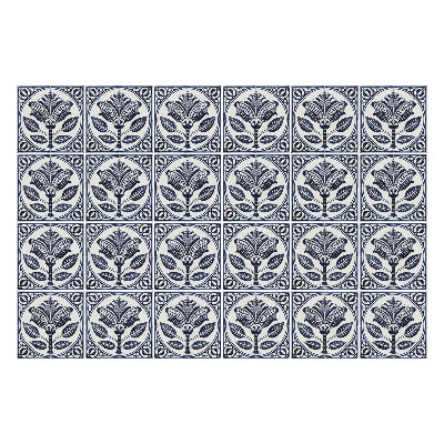 Autocolante pentru gresie Flori în gresie