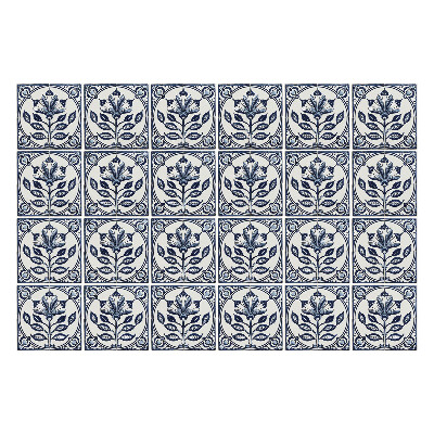 Autocolante gresie Placi de flori