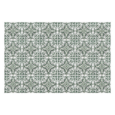 Autocolante gresie Ornamente florale într-o plasă