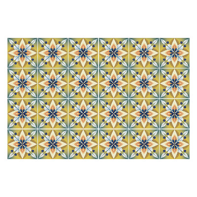 Autocolante gresie Motive vibrante în grilă