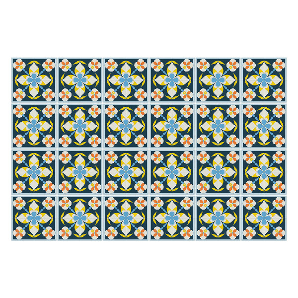 Autocolante gresie si faianta Model retro vintage de faianță