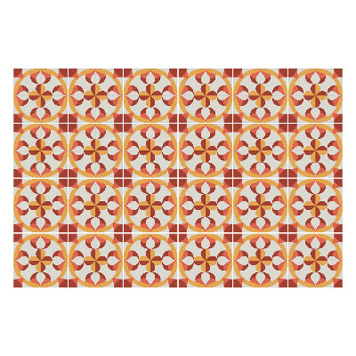 Autocolante gresie si faianta Model cu cercuri