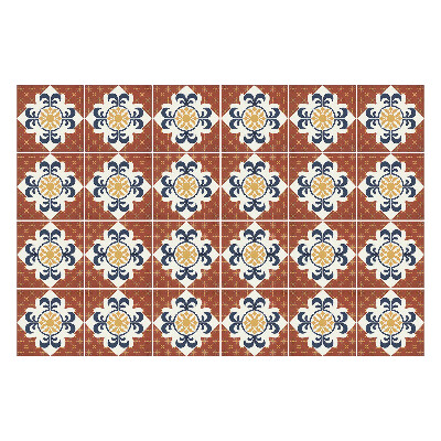 Autocolante pentru gresie Model de plăci ornamentale