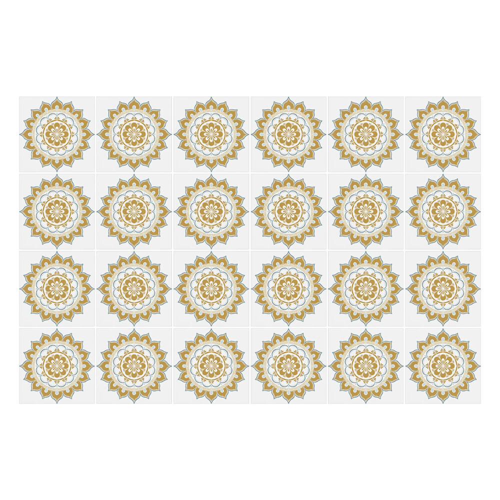 Autocolante gresie si faianta Mandale florale