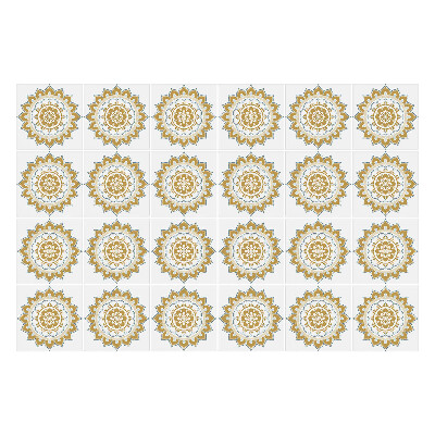 Autocolante gresie si faianta Mandale florale