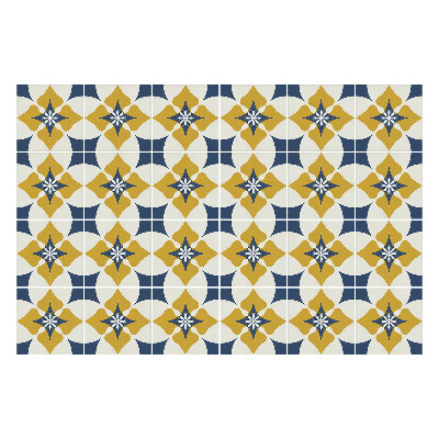 Autocolante gresie si faianta Motive florale pastelate