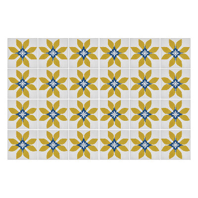 Autocolante gresie Flori minimaliste