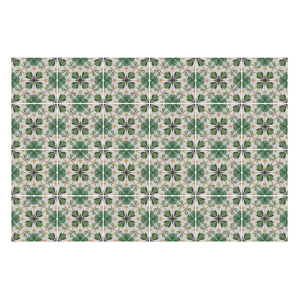 Autocolante pentru gresie Mozaic ornamental