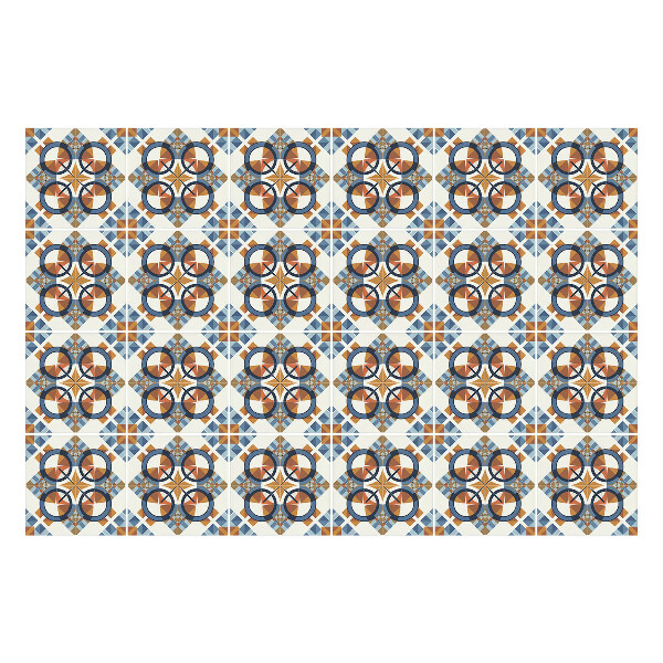 Autocolante pentru gresie Cercuri geometrice și stele