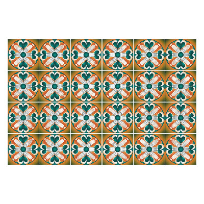 Autocolante gresie Model de faianță colorat