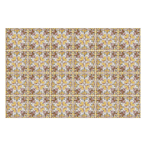 Autocolante pentru gresie Motive florale