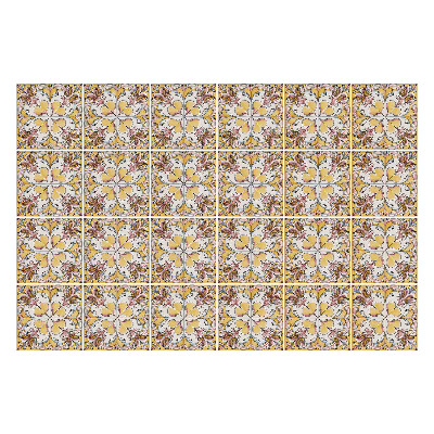 Autocolante pentru gresie Motive florale