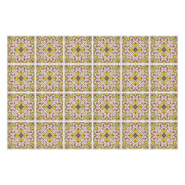 Autocolante pentru gresie Placi pastelate