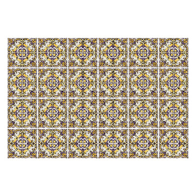 Autocolante gresie si faianta Ornamente florale într-o plasă