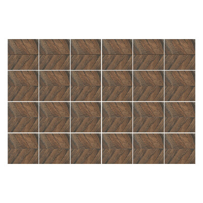 Autocolante gresie Oțel din lemn