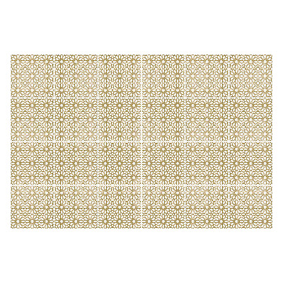 Autocolante gresie si faianta Motiv floral într-o plasă