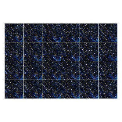 Autocolante gresie Marmură de cobalt închis