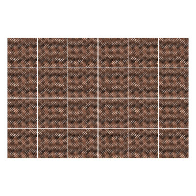 Autocolante gresie si faianta Linii în zig-zag în țesătură