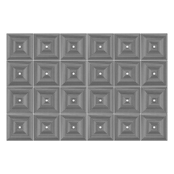 Autocolante gresie Pătrate concentrice