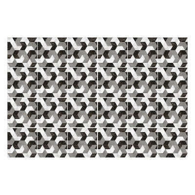 Autocolante gresie si faianta Figuri geometrice în țesături