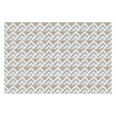 Autocolante gresie Zigzag într-un model de șah