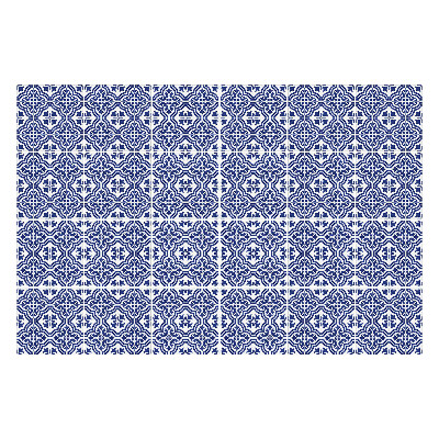 Autocolante gresie si faianta Ornamente florale într-o plasă