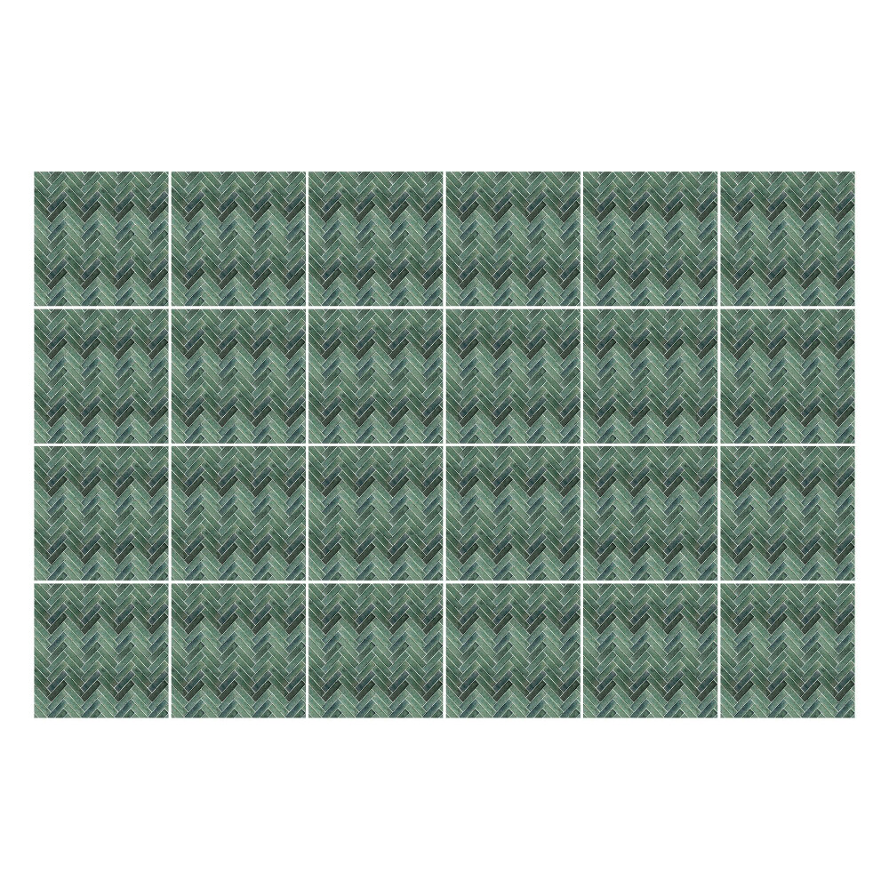 Autocolante pentru gresie Glazură în oase de pește