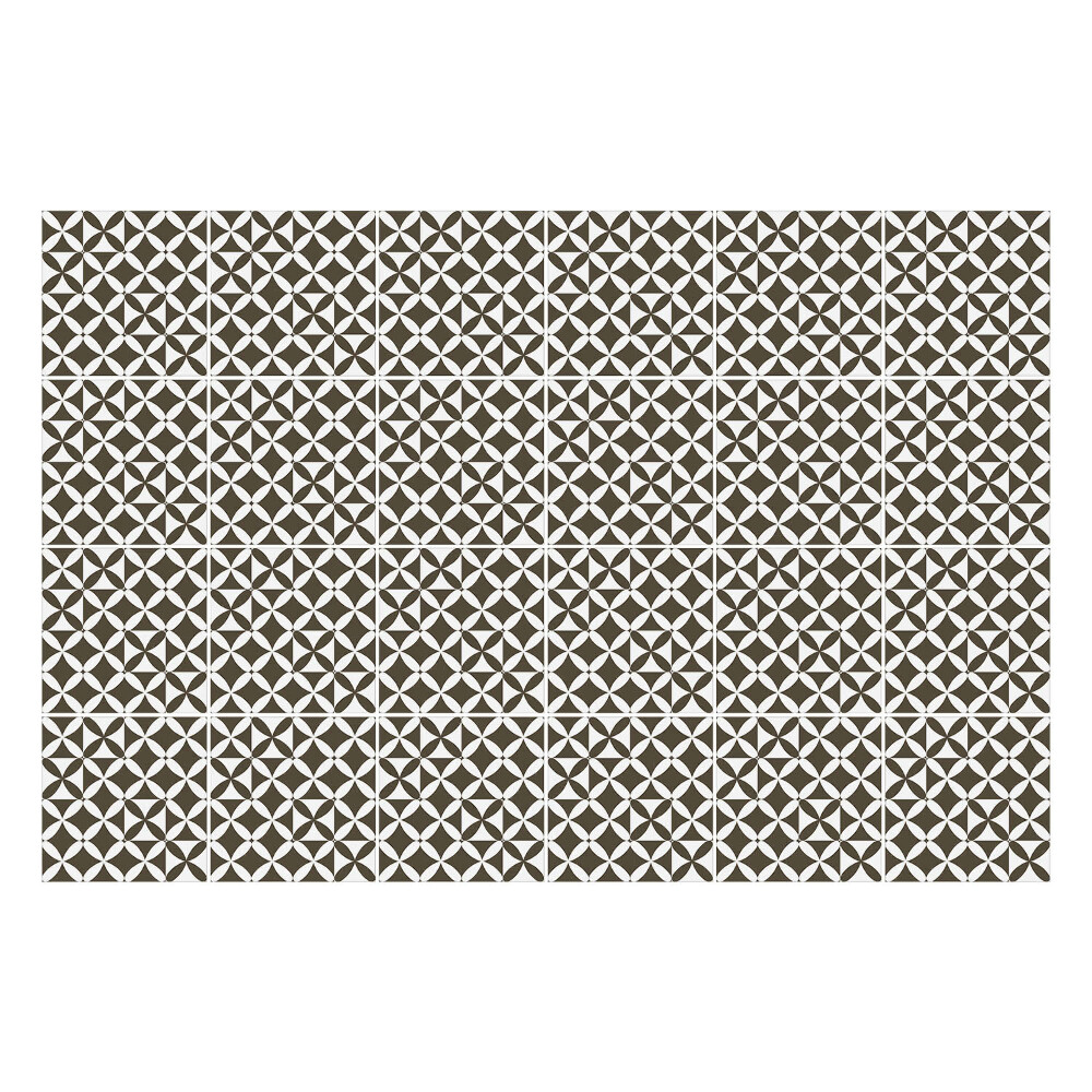 Autocolante gresie Model geometric la modă