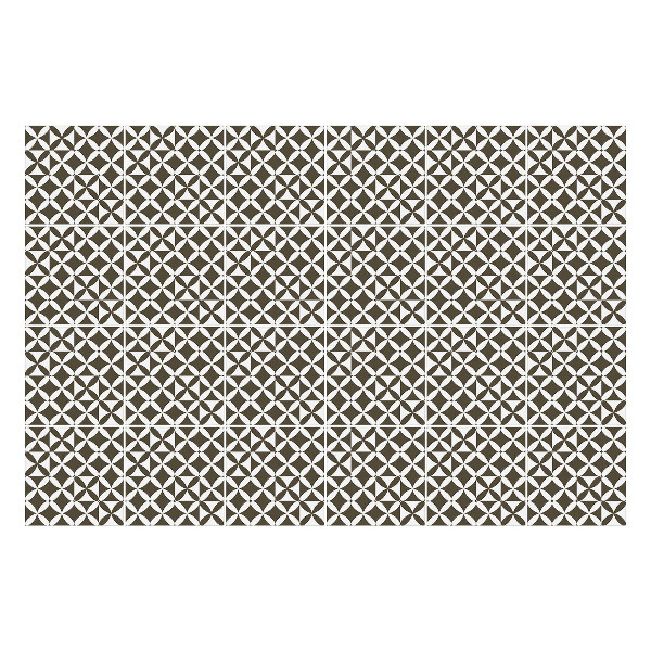 Autocolante gresie Model geometric la modă