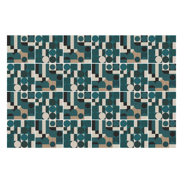 Autocolante gresie Design Bauhaus