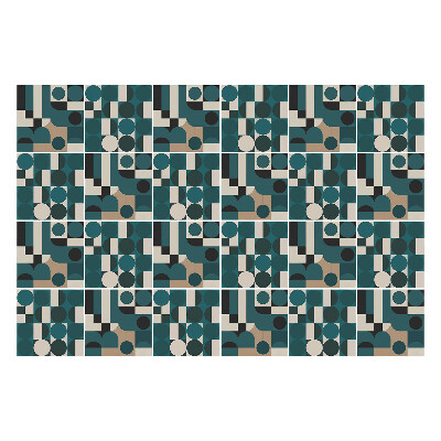 Autocolante gresie Design Bauhaus