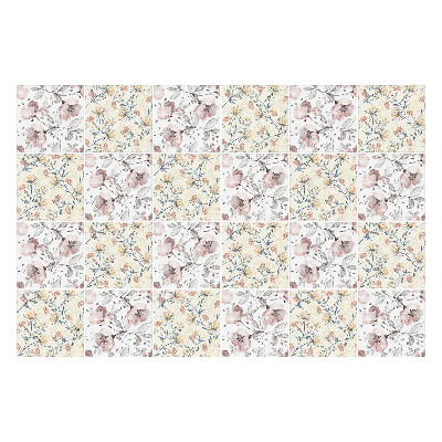 Autocolante gresie si faianta Motiv floral cu crenguțe