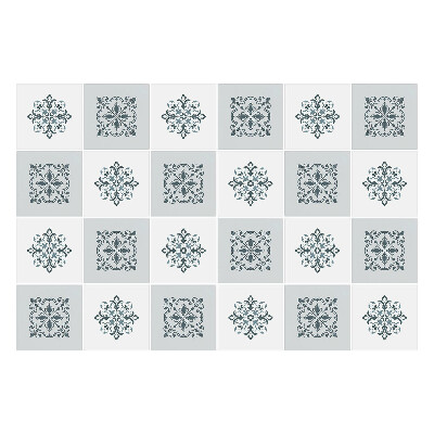 Autocolante gresie Ornamente elegante pe fundal