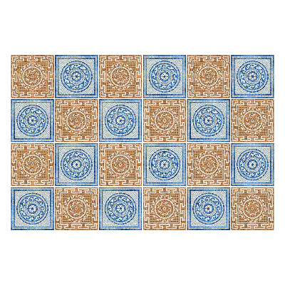 Autocolante pentru gresie Set de faianta antica