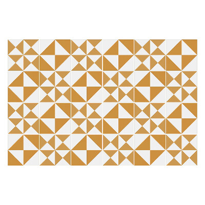 Autocolante pentru gresie Geometria triunghiului