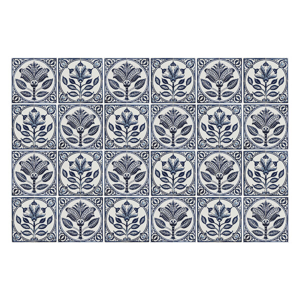 Autocolante gresie Elemente florale