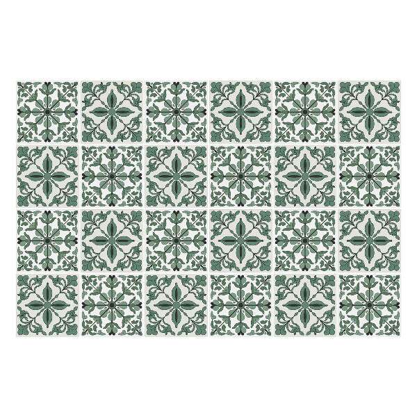 Autocolante gresie si faianta Ornamente florale într-o plasă