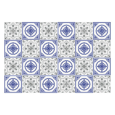 Autocolante gresie Placi clasice cu ornamente