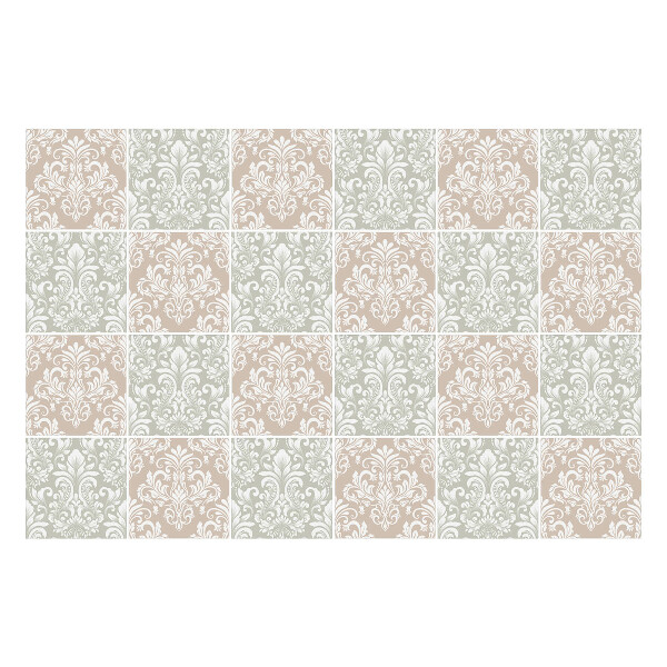 Autocolante gresie Ornamente florale elegante