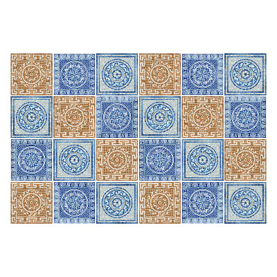 Autocolante gresie Dispunerea plăcilor antice